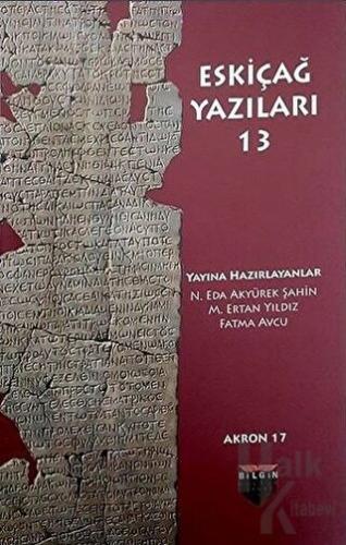 Eskiçağ Yazıları 13 - Halkkitabevi