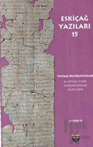 Eskiçağ Yazıları 15 - Halkkitabevi