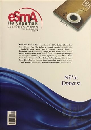 Esma-i Hüsna Dergisi Yıl: 1 Sayı: 8 Eylül 2013