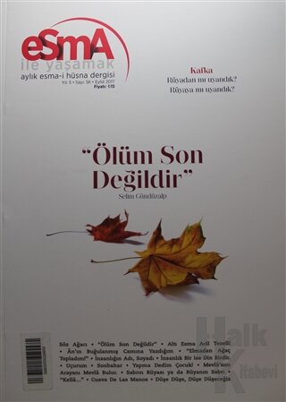 Esma-i Hüsna Dergisi Yıl: 5 Sayı: 56 Eylül 2017