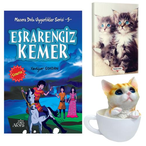 Esrarengiz Kemer - Maviş Kediler Planlama Defteri ve Fincanda Kedi Kumbara