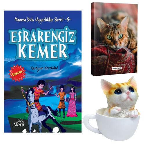 Esrarengiz Kemer - Şaşkın Kedi Planlama Defteri ve Fincanda Kedi Kumbara