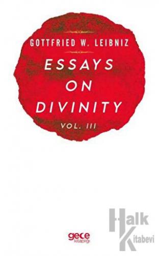 Essays On Divinity Vol. 3 - Halkkitabevi