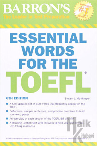 Essential Words for the TOEFL - Halkkitabevi