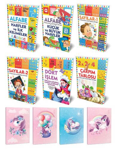Etkinlik Kitapları 6lı Kitap Seti ve 4 Defter -8 - Halkkitabevi