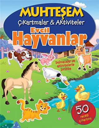 Evcil Hayvanlar - Muhteşem Çıkartmalar ve Aktiviteler - Halkkitabevi