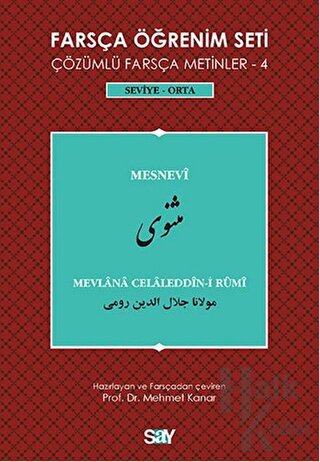 Farsça Öğrenim Seti / Çözümlü Farsça Metinler - 4 Seviye - Orta - Halk