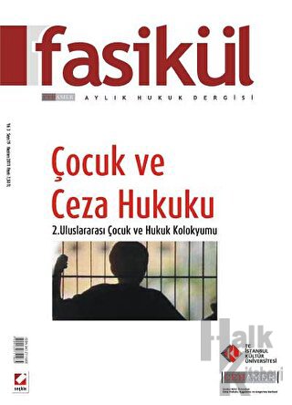 Fasikül Aylık Hukuk Dergisi Sayı:19 Haziran 2011 - Halkkitabevi