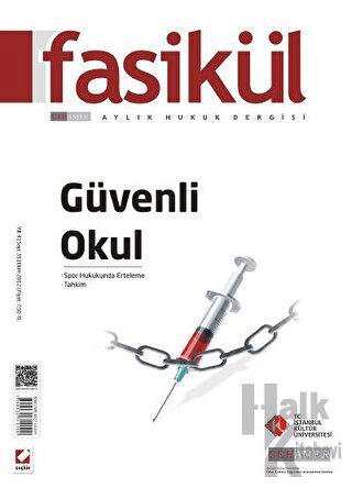 Fasikül Aylık Hukuk Dergisi Sayı:35 Ekim 2012
