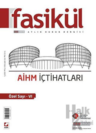 Fasikül Aylık Hukuk Dergisi Sayı:59 Ekim 2014