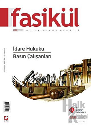 Fasikül Aylık Hukuk Dergisi Sayı:62 Ocak 2015 - Halkkitabevi