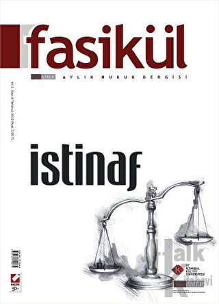 Fasikül Aylık Hukuk Dergisi Sayı:8 Temmuz 2010 - Halkkitabevi
