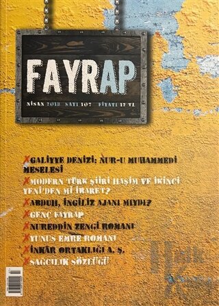 Fayrap Popülist Edebiyat Dergisi Sayı: 107 Nisan 2018 - Halkkitabevi