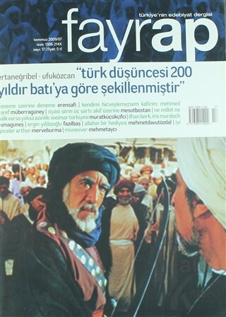 Fayrap Popülist Edebiyat Dergisi Sayı: 17 Temmuz 2009