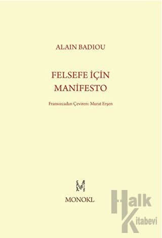 Felsefe İçin Manifesto - Halkkitabevi