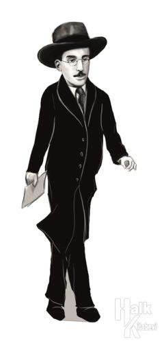 Fernando Pessoa (Karikatür) - Ayraç
