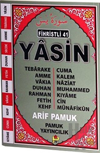 Fihristli 41 Yasin (Yas-111/P13)