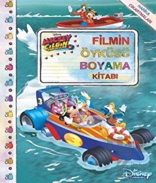 Filmin Öyküsü Boyama Kitabı - Mickey Çılgın Yarışmalar - Halkkitabevi