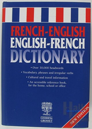 French - English, English - French Dictionary (Ciltli)