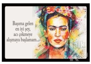 Frida Kahlo Ahşap Poster 1 - Halkkitabevi