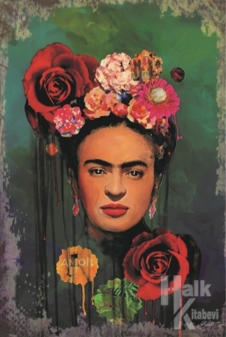 Frida Kahlo Yeşil Poster - Halkkitabevi
