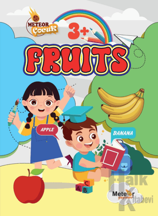 Fruits Türkçe-İngilizce Boyama Kitabı - Halkkitabevi
