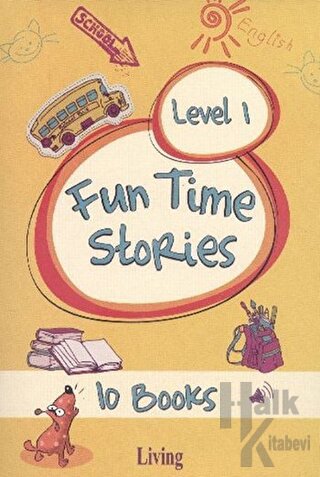 Fun Time Stories - Level 1 (10 Books+CD+Activity) - Halkkitabevi