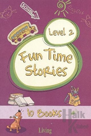 Fun Time Stories - Level 2 (10 Books+CD+Activity) - Halkkitabevi