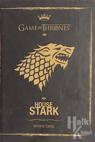 Game Of Thrones Gold Defter - House Stark - Halkkitabevi