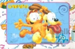 Garfield 4 Kitap Takım Puzzle 20 Parça