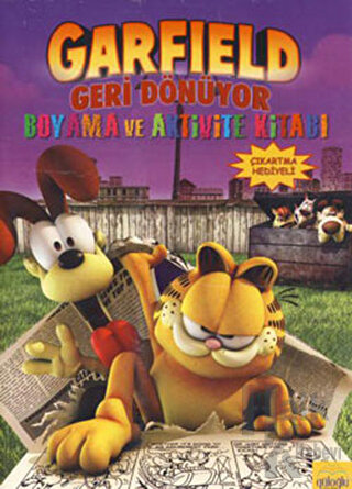 Garfield Geri Dönüyor Boyama ve Aktivite Kitabı