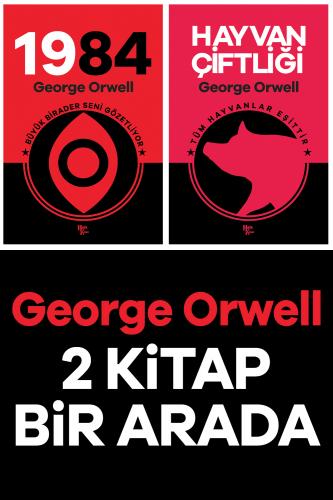 George Orwell 2 Kitap Bir Arada 1984 ve Hayvan Çiftliği - Halkkitabevi