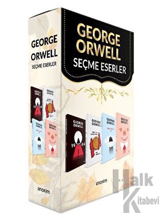 George Orwell Seçme Eserleri Seti - 4 Kitap Takım - Halkkitabevi