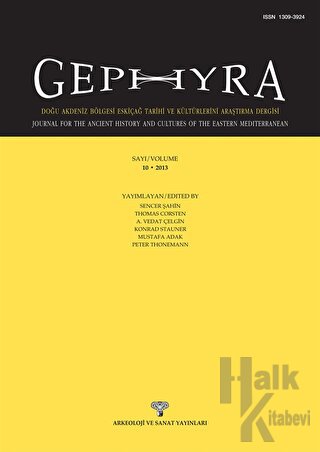 Gephyra Sayı 10 / Volume 10 - 2013 - Halkkitabevi