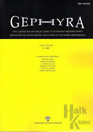 GEPHYRA Sayı 8 / Volume 8 - 2011 - Halkkitabevi