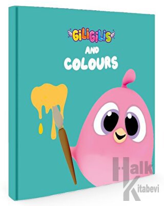 Giligilis And Colours - İngilizce Eğitici Mini Karton Kitap Serisi - H