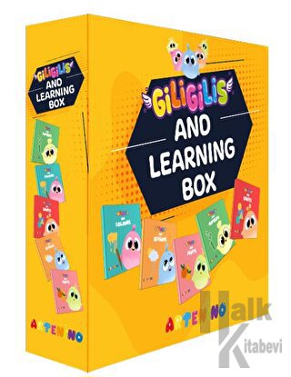 Giligilis and Learning Box - İngilizce Eğitici Mini Karton Kitap Seris