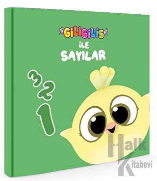 Giligilis ile Sayılar - Eğitici Mini Karton Kitap Serisi - Halkkitabev