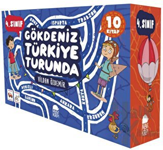 Gökdeniz Türkiye Turunda 4. Sınıf Seti (10 Kitap)
