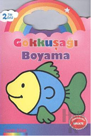 Gökkuşağı Boyama : Pembe Kitap - Halkkitabevi