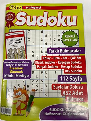 Gong Profesyonel Sudoku Sayı: 2022 - 4