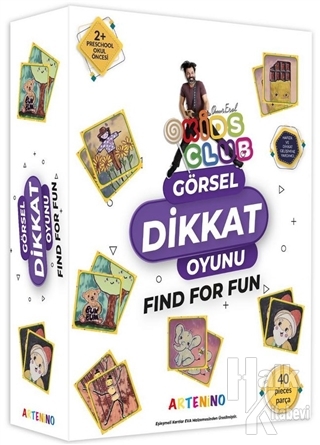 Görsel Dikkat Oyunu - Find For Fun Onur Erol Kids Club - Halkkitabevi