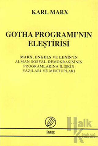 Gotha Programının Eleştirisi - Halkkitabevi