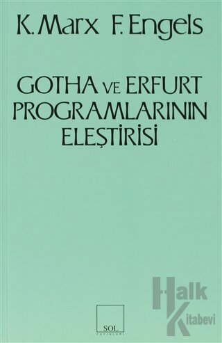 Gotha ve Erfurt Programlarının Eleştirisi - Halkkitabevi