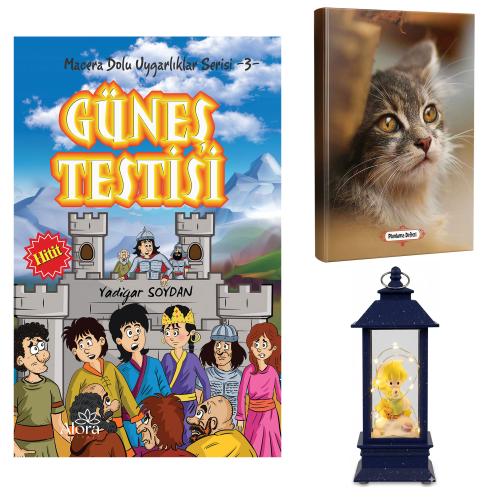Güneş Testisi - Minik Kedi Planlama Defteri ve Küçük Prens Temalı Fene