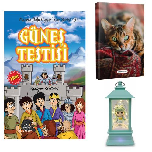 Güneş Testisi - Şaşkın Kedi Planlama Defteri ve Tavşanlı Kız Fener Tip