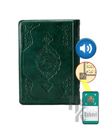 Hafız Boy Kur'an-ı Kerim (Yeşil, Kılıflı, Mühürlü, 2 Renk)
