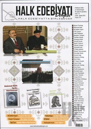Halk Edebiyatı Dergisi Sayı: 10 Ocak-Şubat 2016 - Halkkitabevi