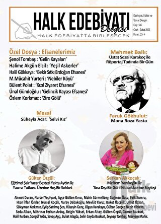 Halk Edebiyatı Dergisi Sayı: 46 Ocak - Şubat 2022 - Halkkitabevi