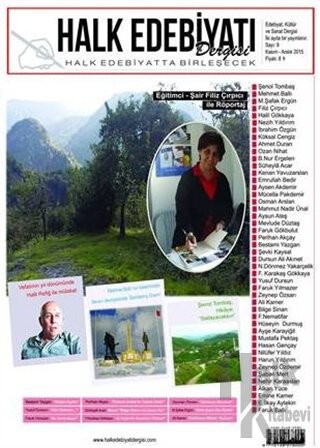 Halk Edebiyatı Dergisi Sayı: 9 Kasım-Aralık 2015 - Halkkitabevi